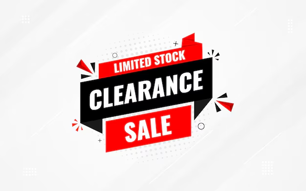 Clearance sale